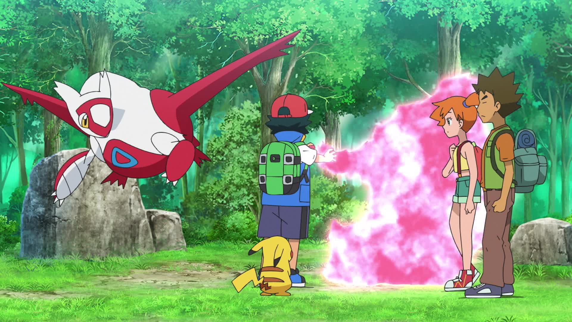 Pokemon  Jak se stat mistrem     Vrcholne cesty  Serial S01E10 Ash a Latios