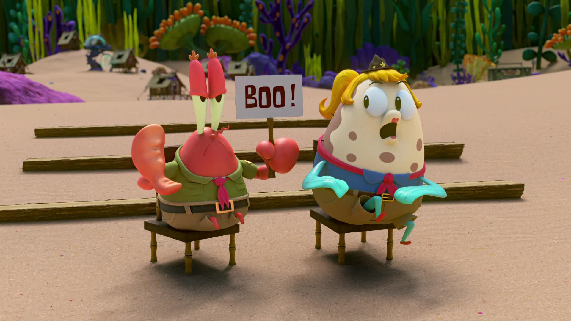 Kamp Koral Koralovy tabor SpongeBob na dne mladi S02E09 Mela maskotu Odpal nebo zmlkni 1080p WEB DL CZ