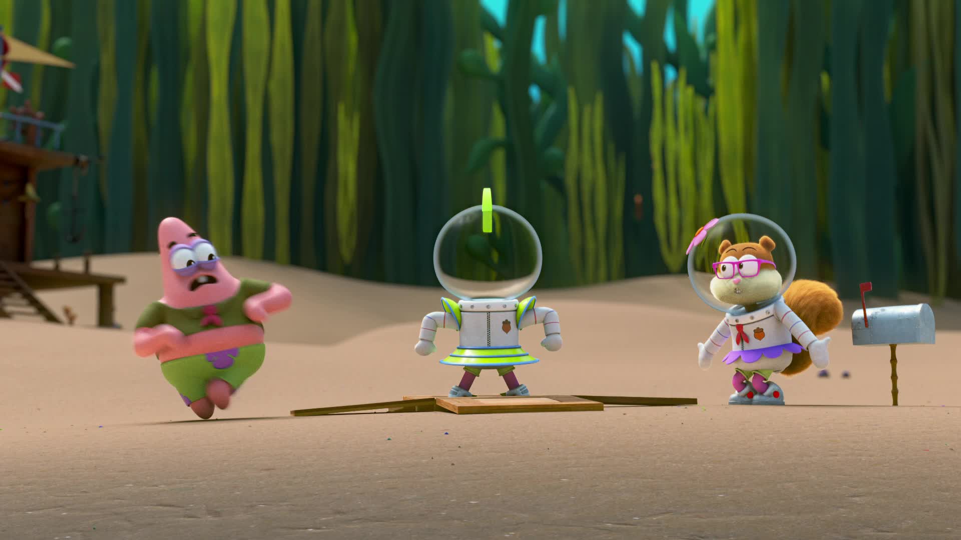 Kamp Koral Koralovy tabor SpongeBob na dne mladi S02E12 Ten oblek ti padne Pritel parazit 1080p WEB DL CZ